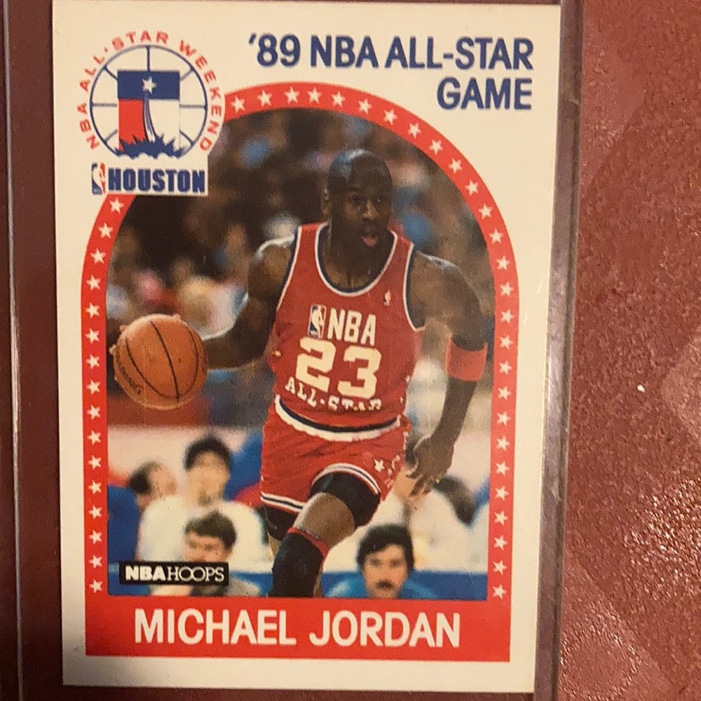 Jordan 1989 hoops All Star rare card